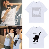 Nct Dream127 Lee Marcojae, The Same Cotton Loose Men's And Women's Simple Digital Print Fashion Trend Short-Sleeved T-Shirt