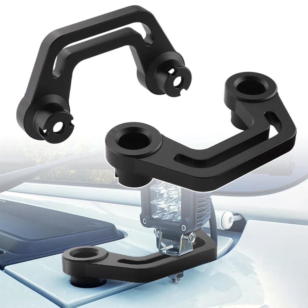 Light Mounting Brackets Compatible with Wrangler JL/JLU 2018-2023 Gladiato JT 2020-2023 Light Mount Bracket for Front A-Pillar