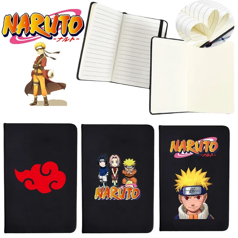 Naruto Red Cloud Notebook Memo Weekly Planner Portable Stylish Office School Stationery Animation Art Writing Journal Notepad