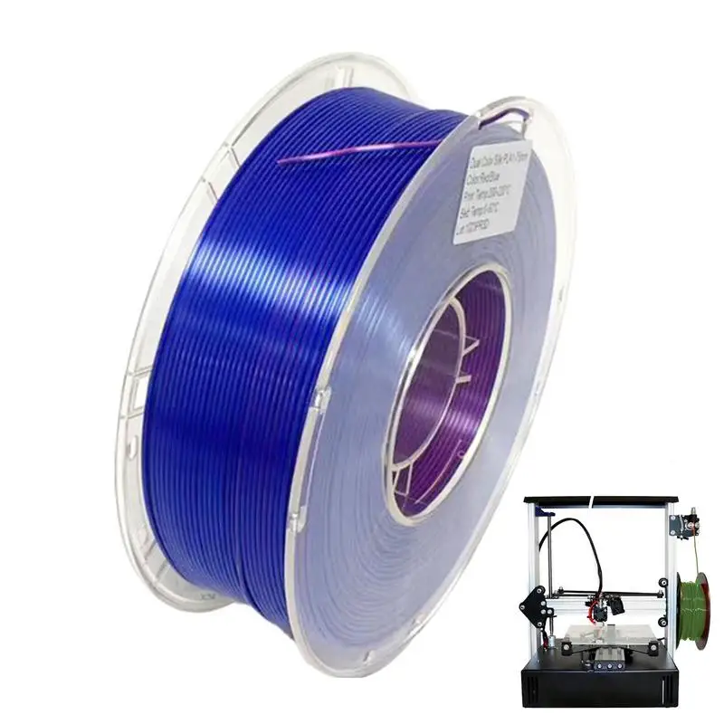 

3D Printer Filament 1.75mm Spool Filament Two-Color 3D Printer Two-Color Filament Spool Printing Material No-Tangling Strong