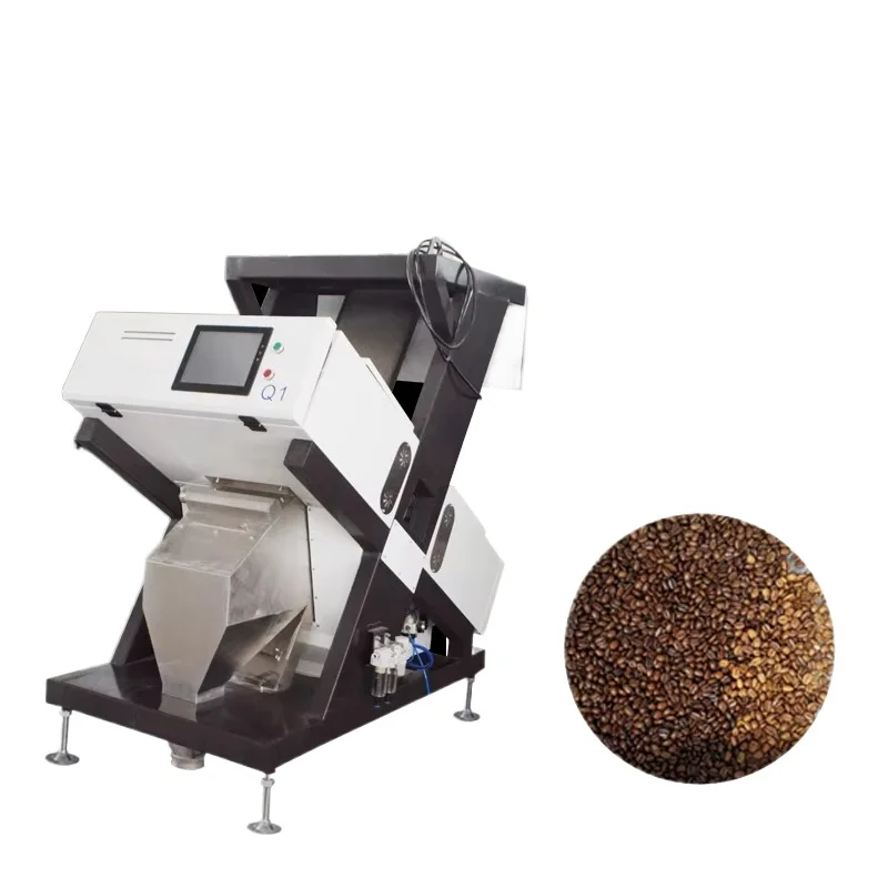 CCD Pumpkin Seed Color Sorter Machine Artificial Intelligence Pumpkin Seed Color Sorting Machine