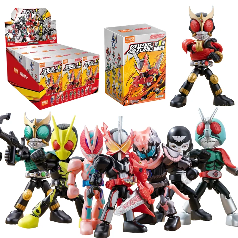 Original Blokees Kamen Rider Geats Masked Zero-One REVICE REX Blind box Action Figure Anniversary Limited Anime Doll Kids Toys