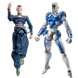 In Stock Original Genuine MEDICOS E JOJO THE HAND Rijimura Okuyasu SUPER ACTION STATUE Model Animation Character Action Toy 16CM