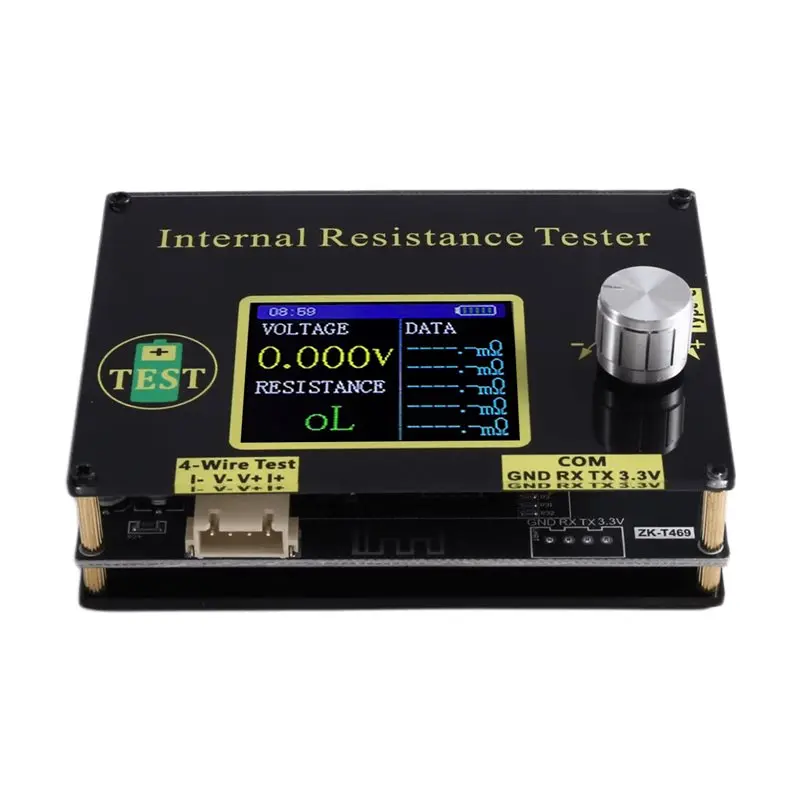 DTB7 Battery Voltage Internal Resistance Tester AC 4-Wire Method High Accuracy Bluetooth App for 18650