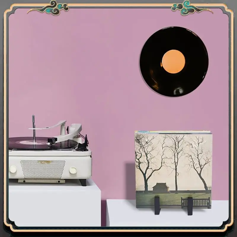 

Премиальный держатель для хранения виниловых пластинок, черный держатель для пластинок Lp, металлическое хранилище для альбомов для виниловых пластинок, стеллаж для выставки товаров