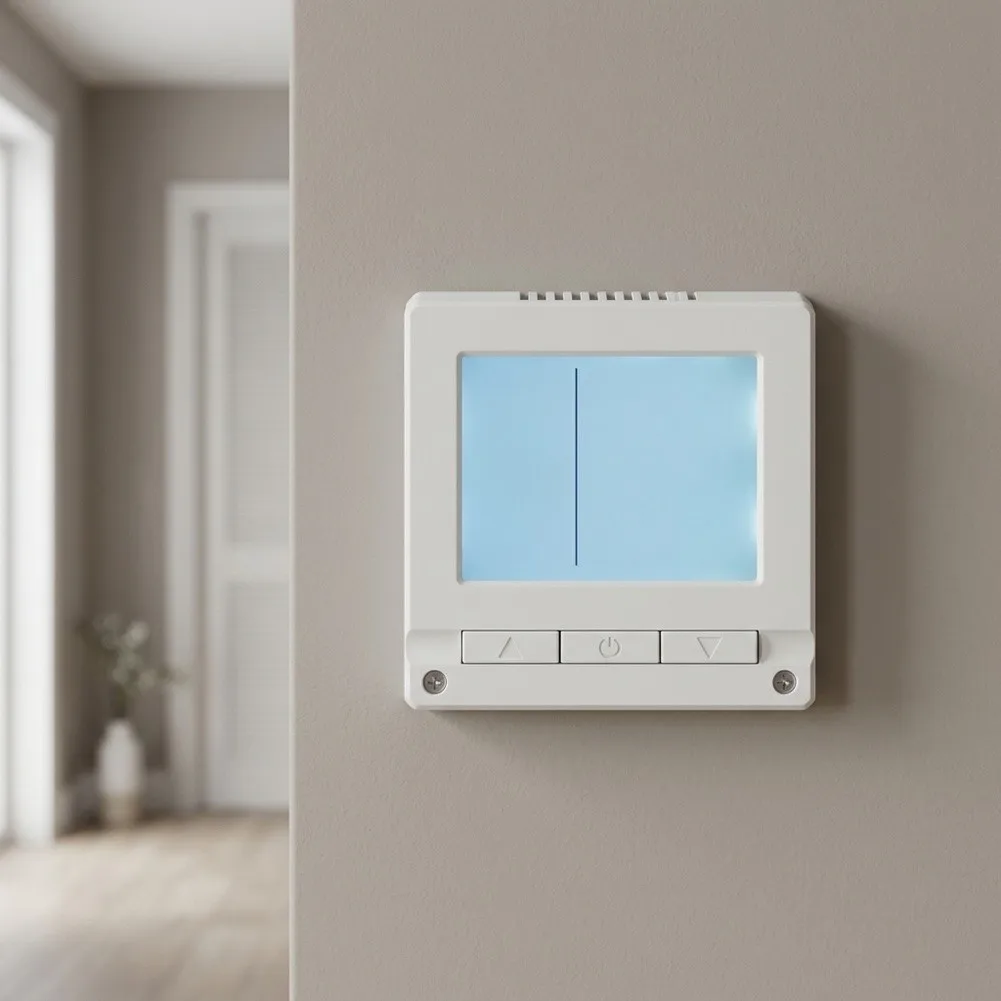 Electric Underfloor Heating Thermostat Temperature Control Switch, Energy Saving Comfort For Floor Heating Systems