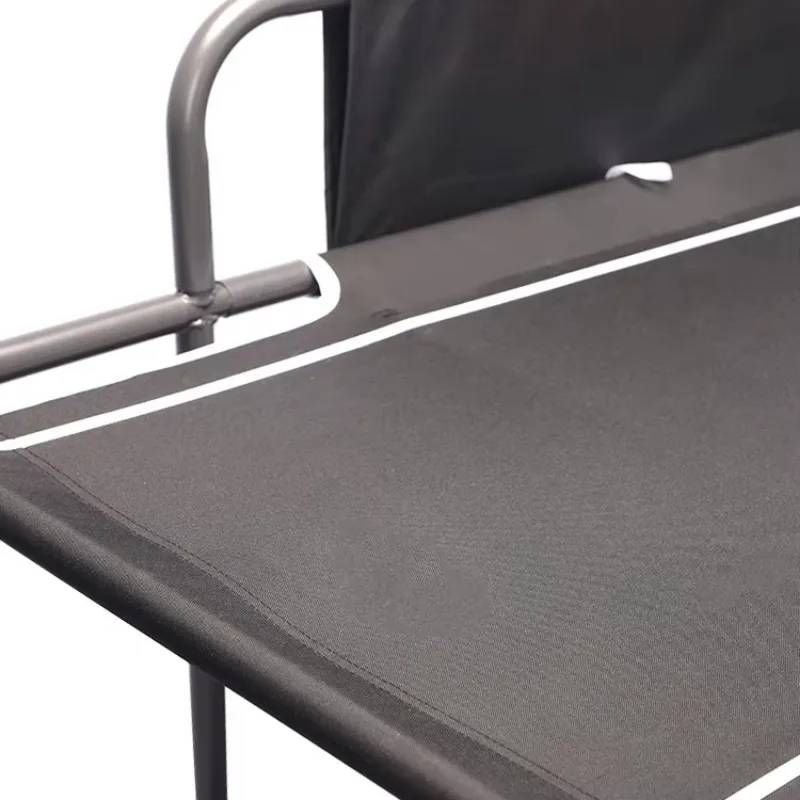 Steel frame outdoor camping bed Double camping bunk bed