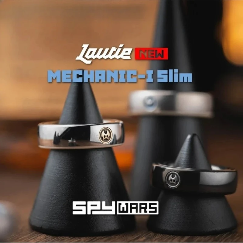 

Кольцо-антистресс LAUTIE Mechanic-I Slim 18.5мм/20мм из PEEK, серия Track Spy Wars, традиционное кольцо, аксессуары для офисного стола