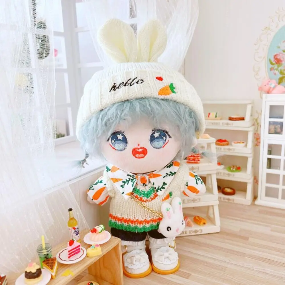 Cloth 20cm Cotton Doll Hat Dress Up Cosplay Plush Doll Hat Changing Clothes Collection Plush Doll Costume Suit