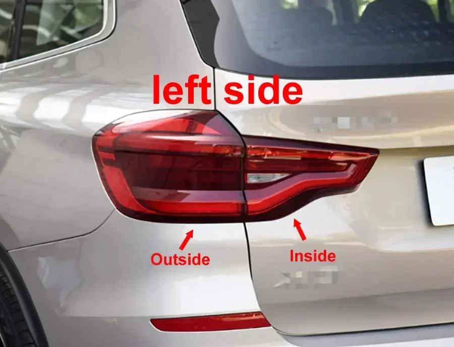 BMW X3 2018 2019 2020 2021 리어 테일 램프 커버, 신호 정지 라이트 마스크 쉘, 오리지널 전등갓 교체