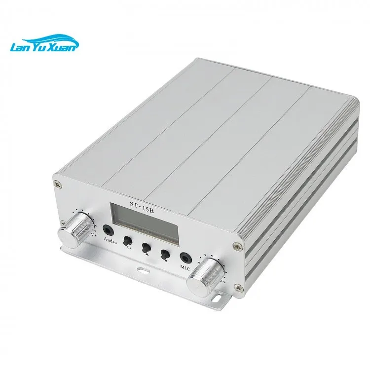 

ST-15B 76MHz-108MHz15W Stereo PLL FM Radio Broadcast Transmitter Station