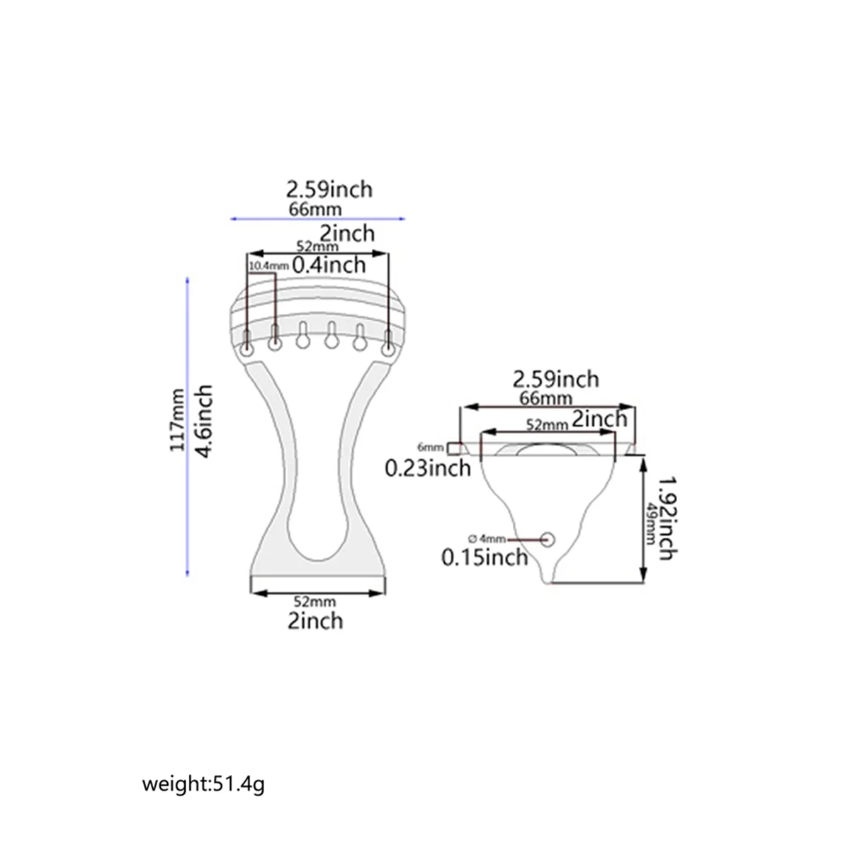 

Zinc Alloy Tailpiece for Dobro 6 Strings Resonator Guitar Repair Replacement Electric Guitar Accessories