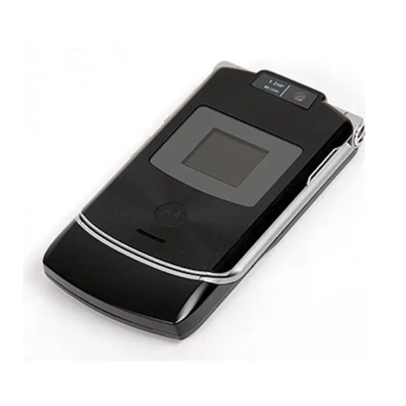 RAZR V3 Motorola - Original Unlocked Flip Bluetooth Phone Dual Display Advanced Fast Call GSM 850/900/1800/1900 High Quality