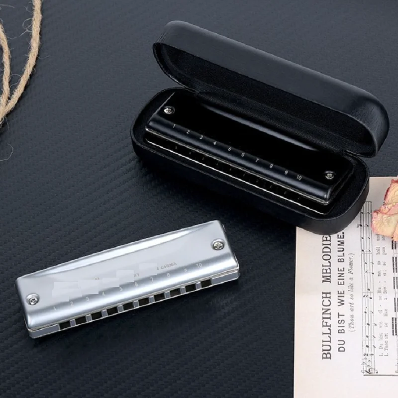 Blues harmonica for beginner, 10 hole blues for beginner, rock climbing, professional, adult play grade