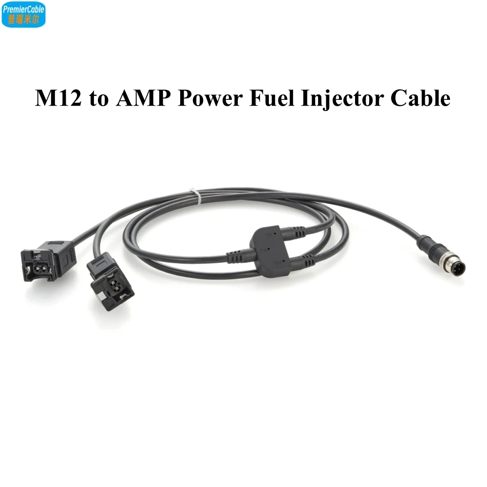 

M12 to DJ7021A-3.5-21 Connector Cable 282191-1 Fuel Injector AMP Junior Power Timer Connector for Automotive Solenoid Valve Car