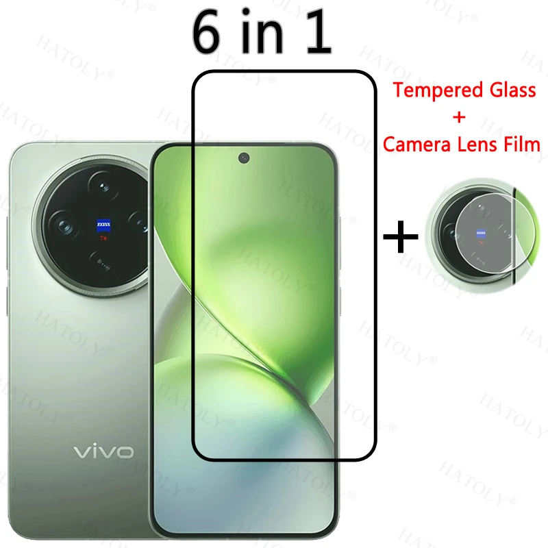 Full Cover Tempered Glass For Vivo X200 Pro Mini Screen Protector Len Film Vivo X200 Pro Mini Glass For Vivo X200 Pro Mini Glass