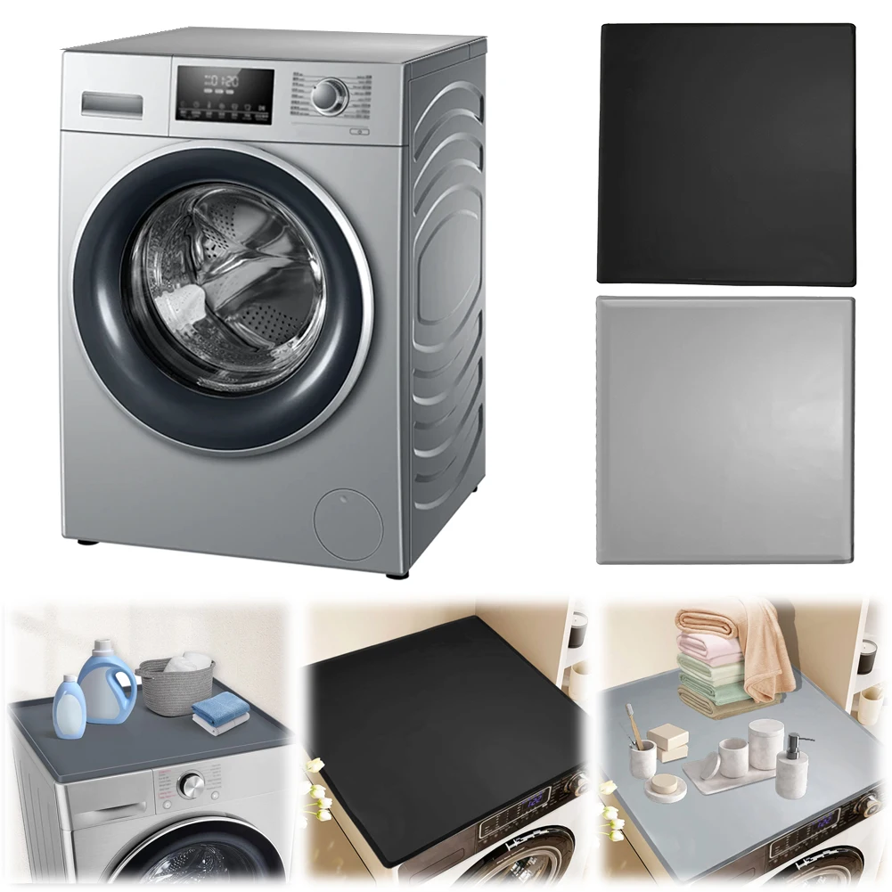 

Washer Or Dryer Cover Scratch Resistant Dryer Top Protector Mat Non-Slip Top Washer Dryer Anti Slip Mat for Home Kitchen Laundry