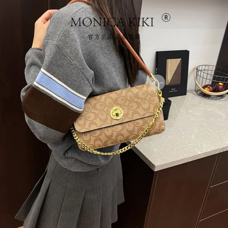 

High-End Ladies Tote Bag Made Of Flower-Patterned Leather Featuring Trendy Design And Paris Casual Vintage Style​