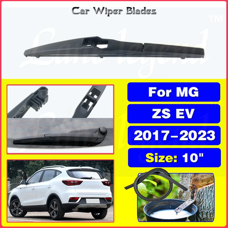 

For MG ZS EV ZSEV 2017 - 2023 EZS Rear Windshield Windscreen Washer Wiper Blade Clean Window Rain Brush Car Accessories 10"