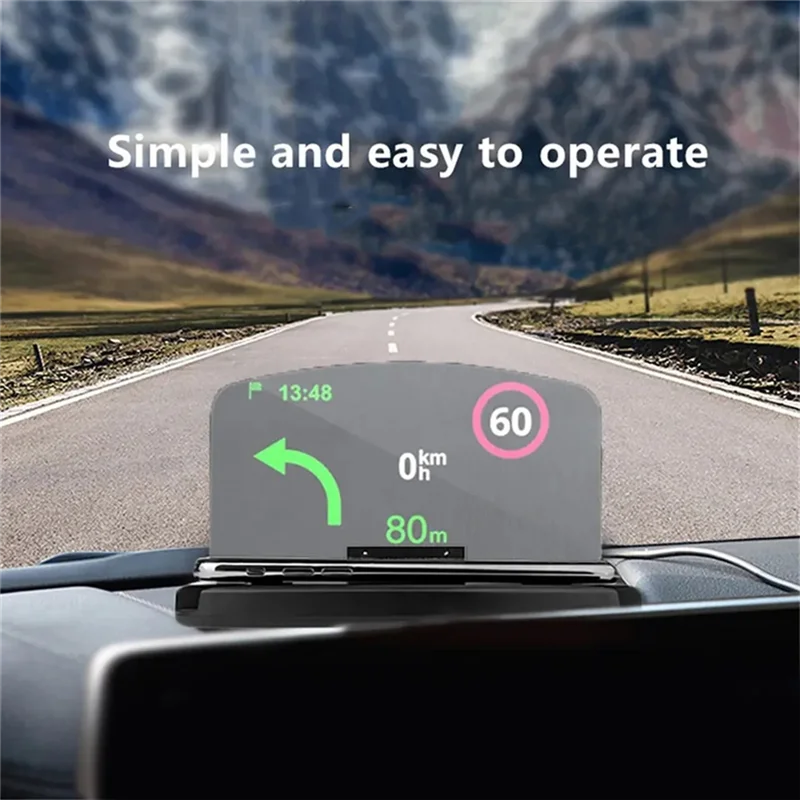 

ABZW Многофункциональный автомобильный HUD-дисплей Держатель для мобильного телефона Проекционный навигационный кронштейн