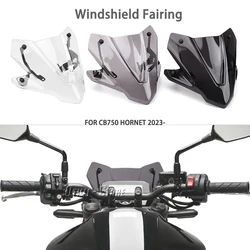 New Acrylic Windscreen Windshield For Honda CB750 Hornet 2023 Visor Deflectors 3 Color Wind Shield Cover Motorcycle Accessories