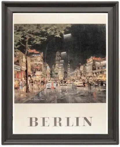 

Framed Poster Germany Berlin Picture Frame 16x12 inches Photo Paper Print