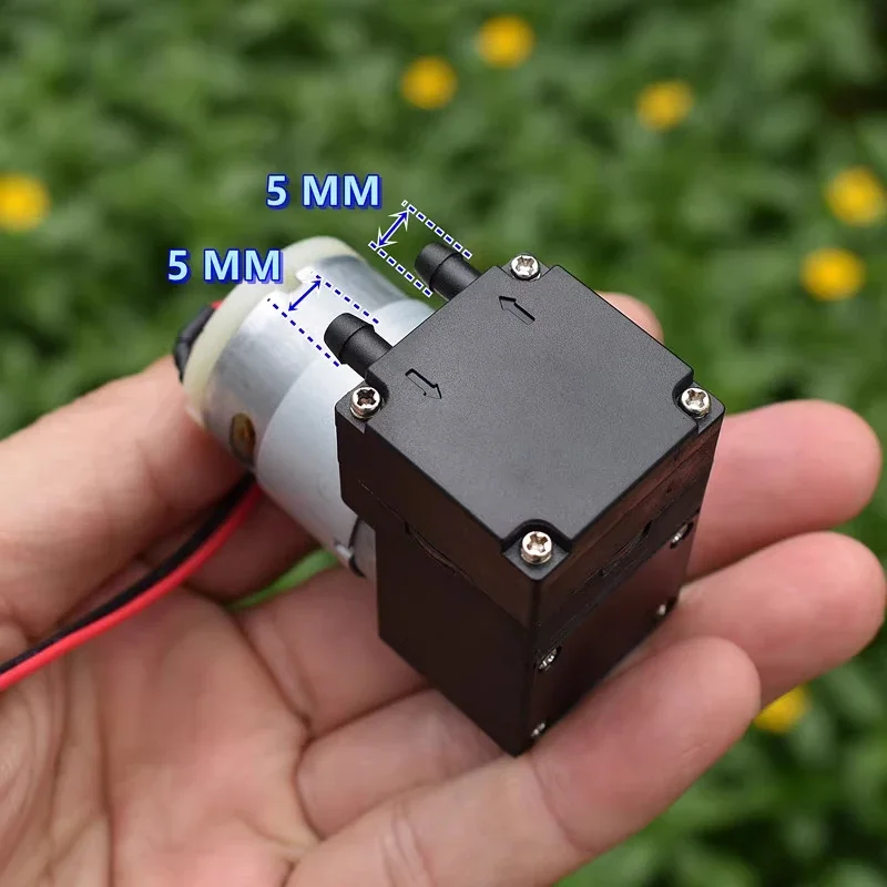 

DC 6V-12V Small Diaphragm Vacuum Pump Self-Priming Suction Water Pump Micro Negative Pressure Pump
