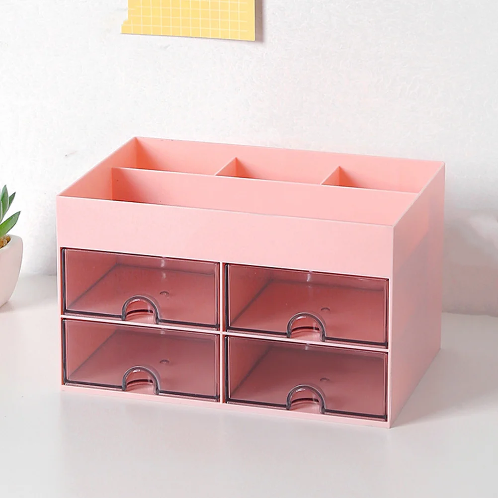 

Desk Organizer Drawer Style Storage Box Multi-Function Desktop Organizer for Cosmetics Stationery Office Supplies Efficient