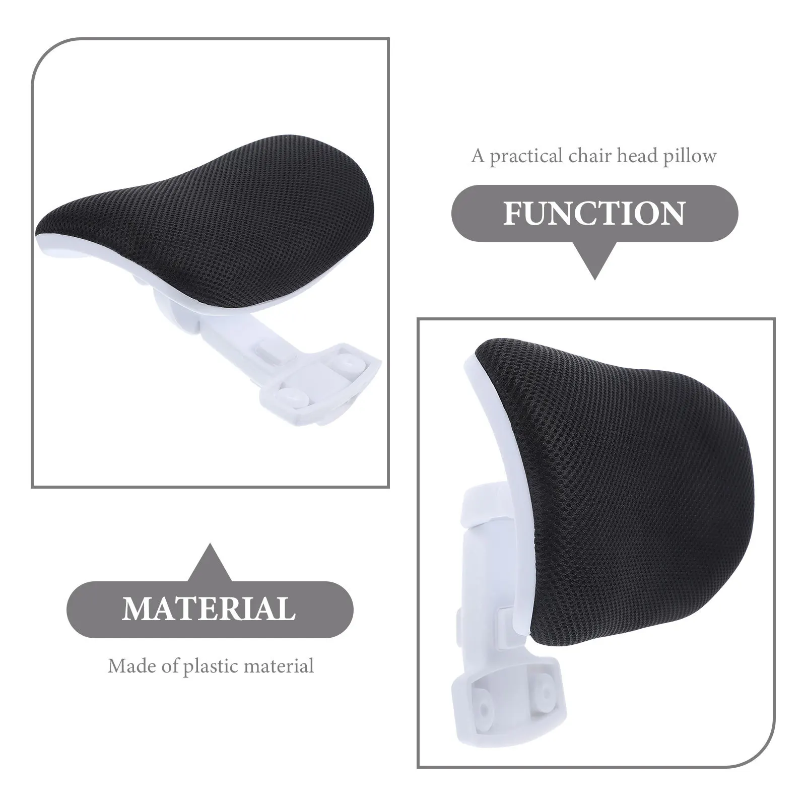 Ergonomic Adjustable Head Pillow for Office Computer Chair Comfortable Neck Support Supply Computer Chair Headrest