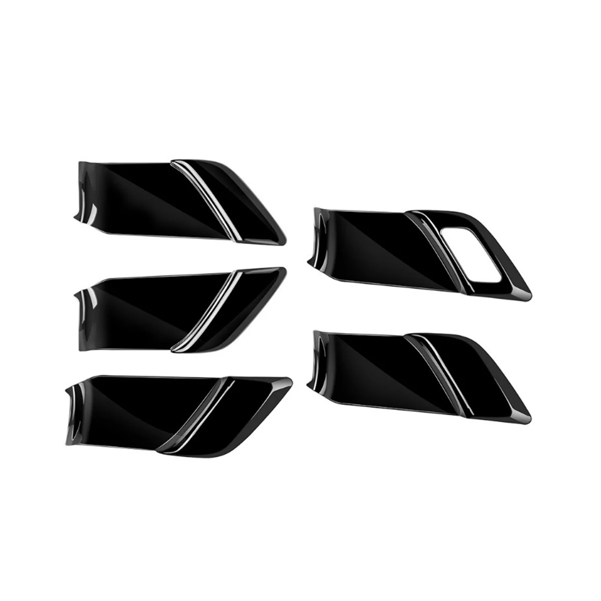 

Car Bright Black Inner Door Handle Cover for Toyota Prius 60 Series 2020-2023 Door Bowl Handle Trim Frame