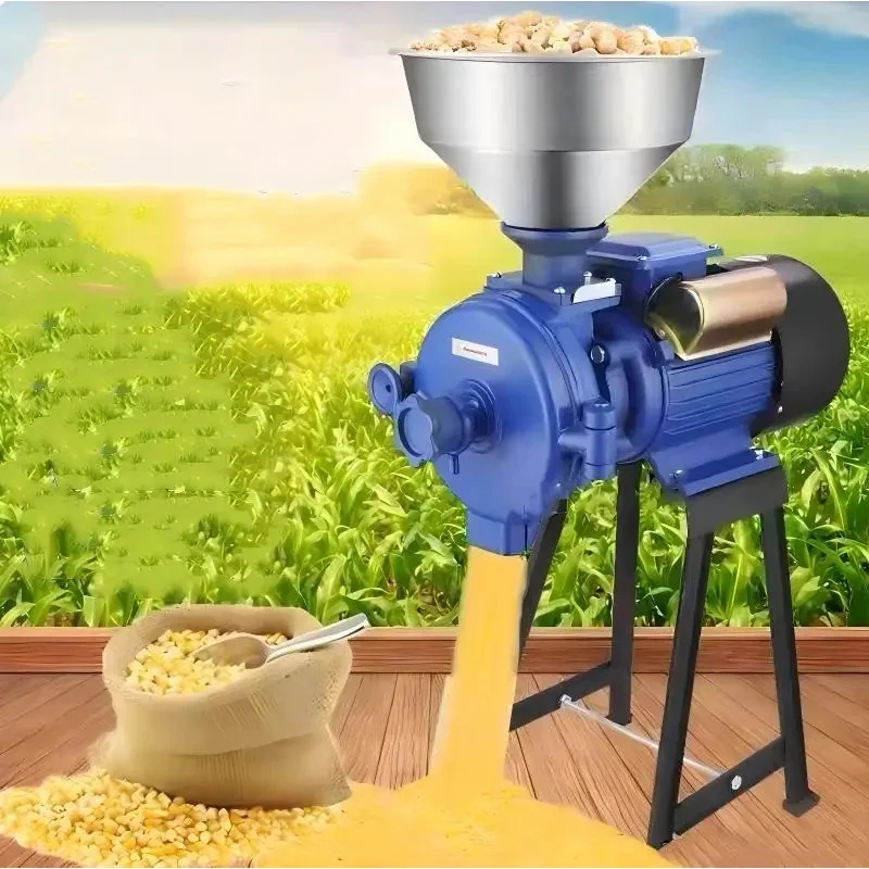 

Multi-Function Wet And Dry Grinder Grain Commercial Fine Powder Grinding Corn Soybean Spice Crushing Flour Mill Machine