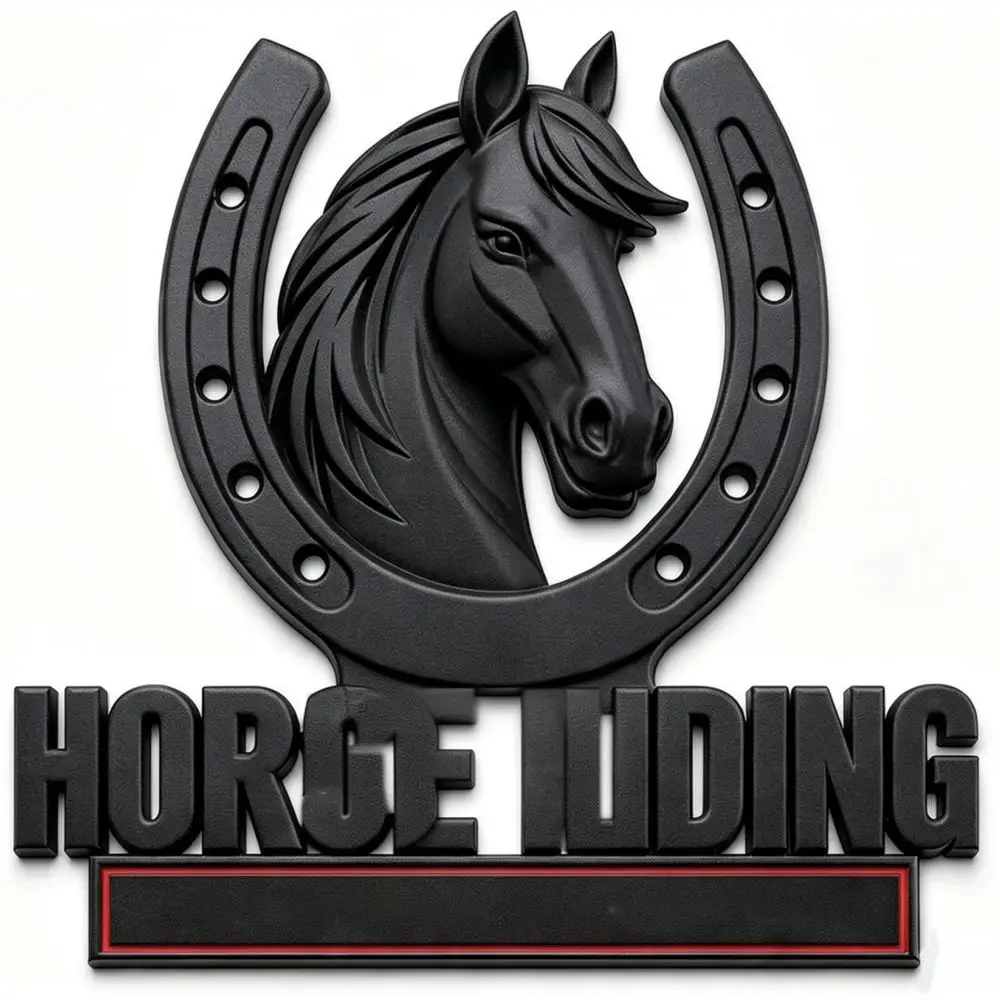 Creative Horse Riding Metal Emblem Badge Zinc Alloy Sticker For Universal Auto Exterior Hood Trunk Styling Sign Decal