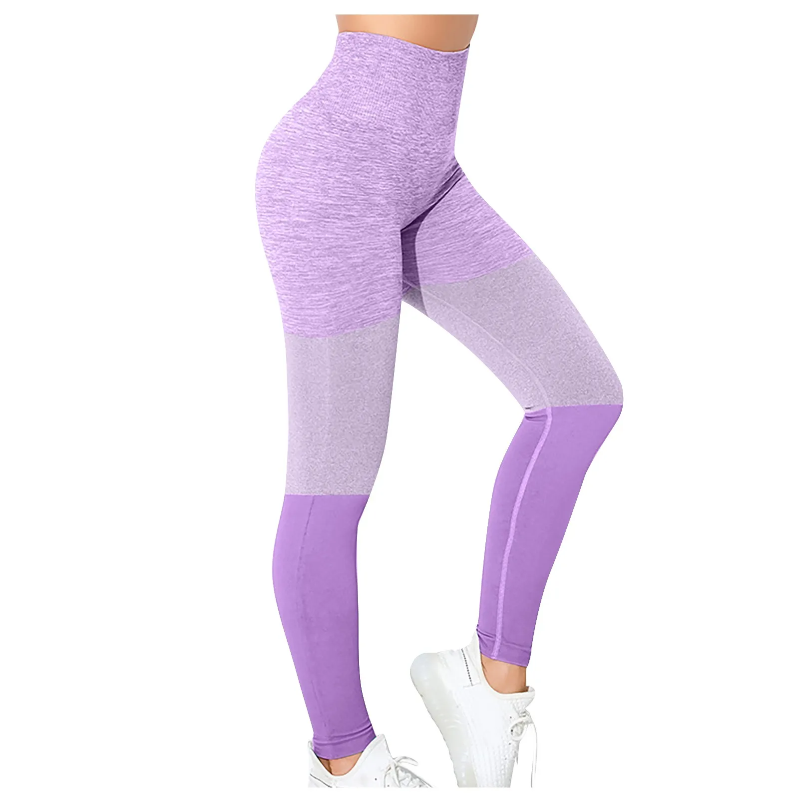 Leggings sportivi da donna Leggings per il sollevamento del sedere color block a vita alta Leggings fitness adatti per lo sport, lo yoga, il fitness