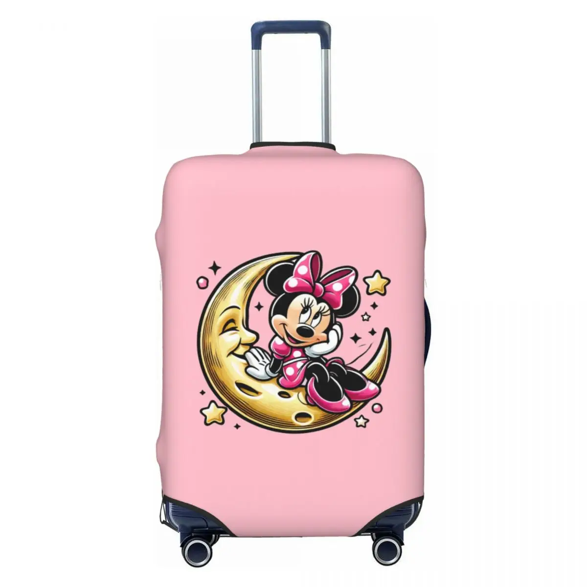 

Custom Mickey Mouse Anime Cartoo Luggage Cover Cute Suitcase Protector Covers Suit For 18-32 inch