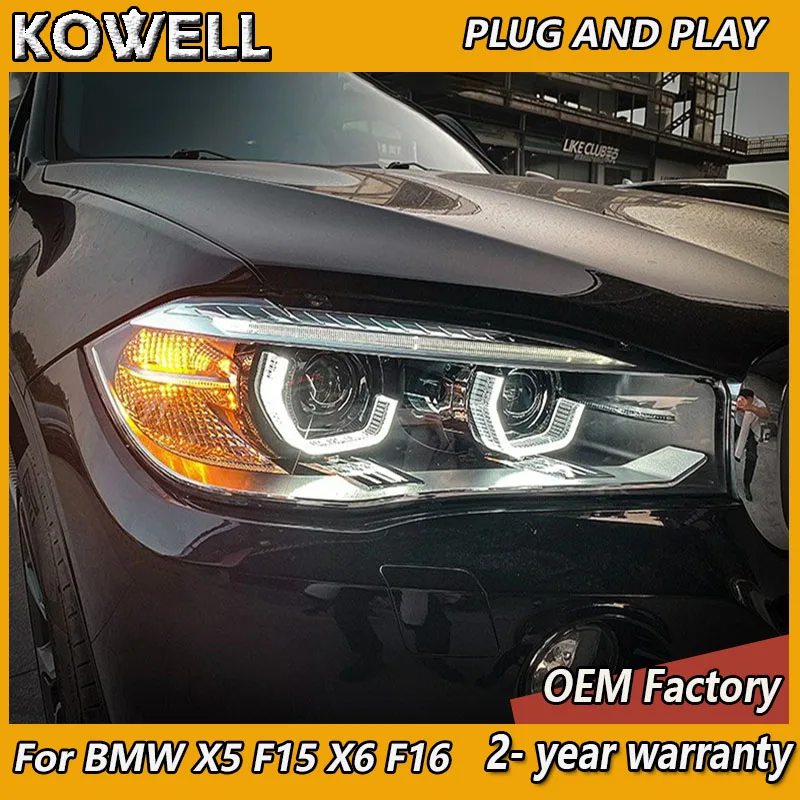 

Car Styling for Headlight for BMW X5 X6 F15 F16 LED 2013-2019 BMW X5 Head Lights F85 DRL Turn Signal High Beam Projector Lens