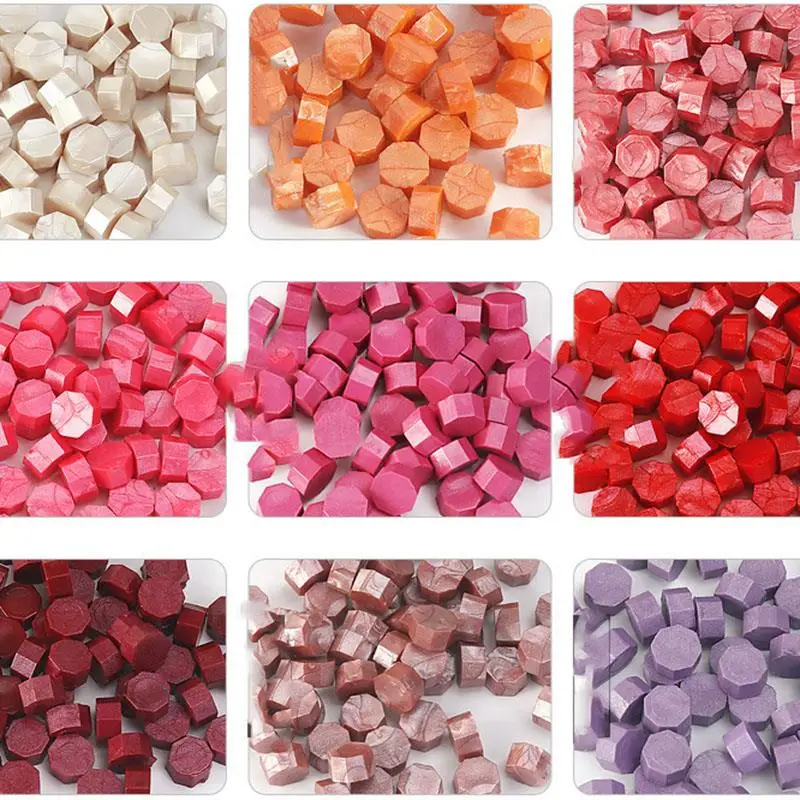 50pcs Sealing Wax Seal Stamp Wax Beads Scrapbook stamp making Material Wedding Birthday Party Invitation DIY Stamp Decoration