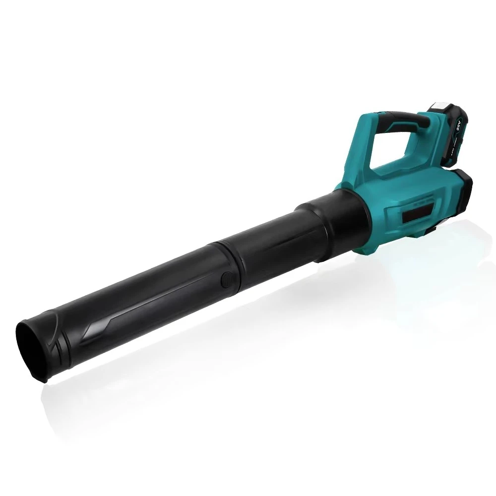 Light DC brushed motor cordless leaf blower 2 tube design 28m/s wind speed 505m/h air volume