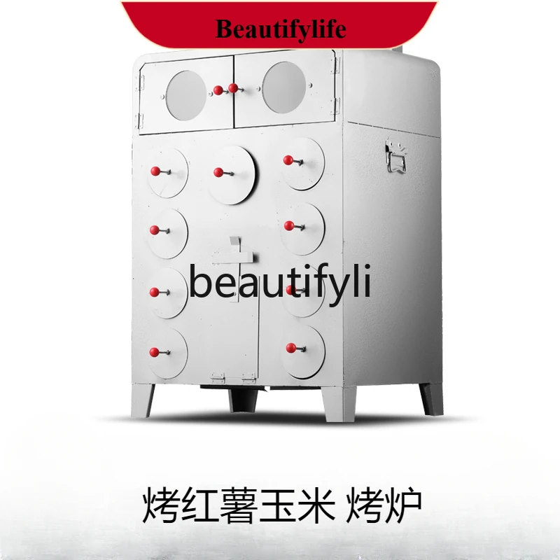 

Street stall roasting sweet potato machine roasting sweet potato corn oven