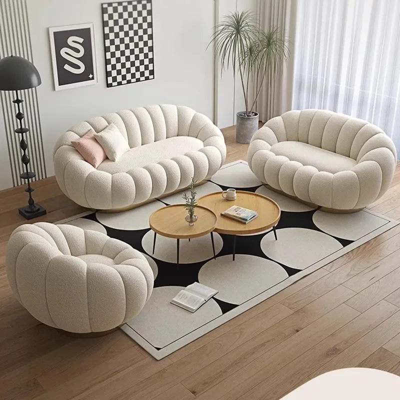 European Minimalist Living Room Sofa Modern Reception Lounge Italian Living Room Sofa Corner Adults Divano Soggiorno Furnitures