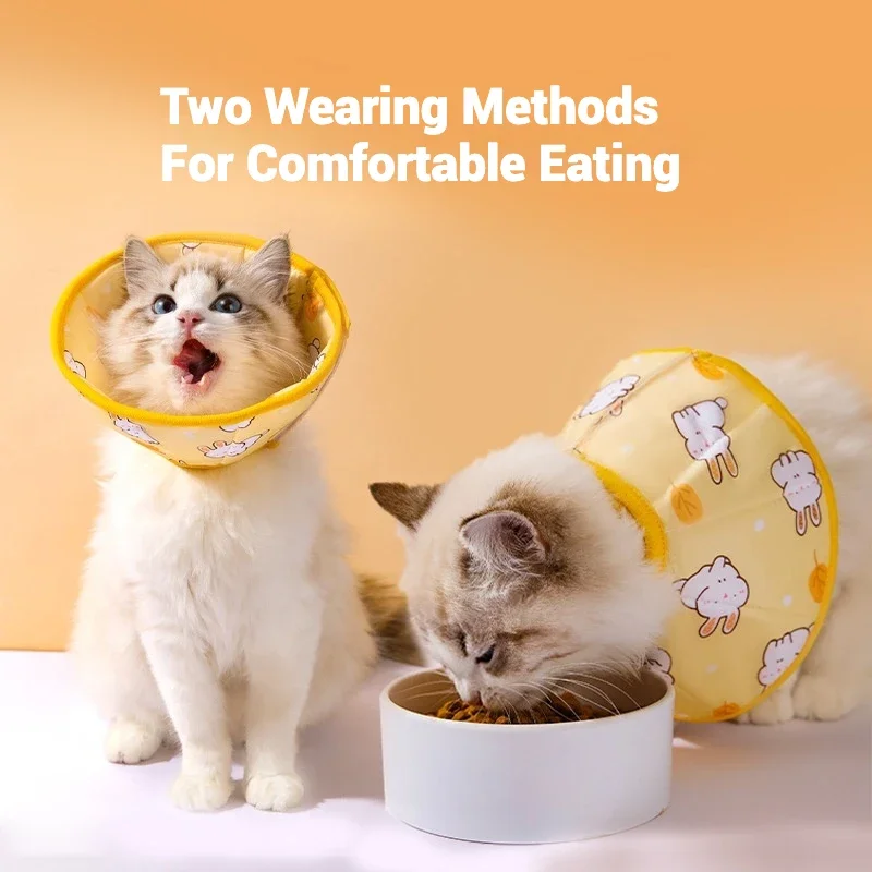 

Pet Anti-bite Collar Cat Wound Healing Cat Elizabethan Collars Anti-licking Protective Circle Cat Supplies Accessories
