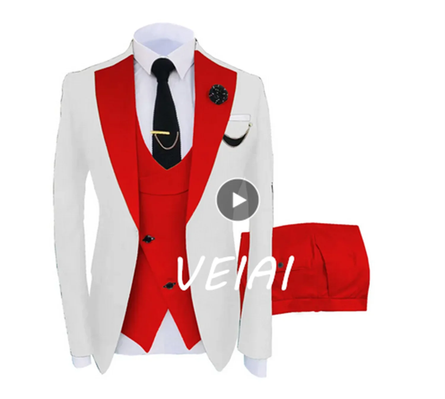 

Мужское пальто по индивидуальному заказу, деловой деловой костюм, облегающий костюм, комплект Pour Homme, жилет для вечеринки, брюки, свадебный пиджак из 3 предметов, зеленый Hombre Terno