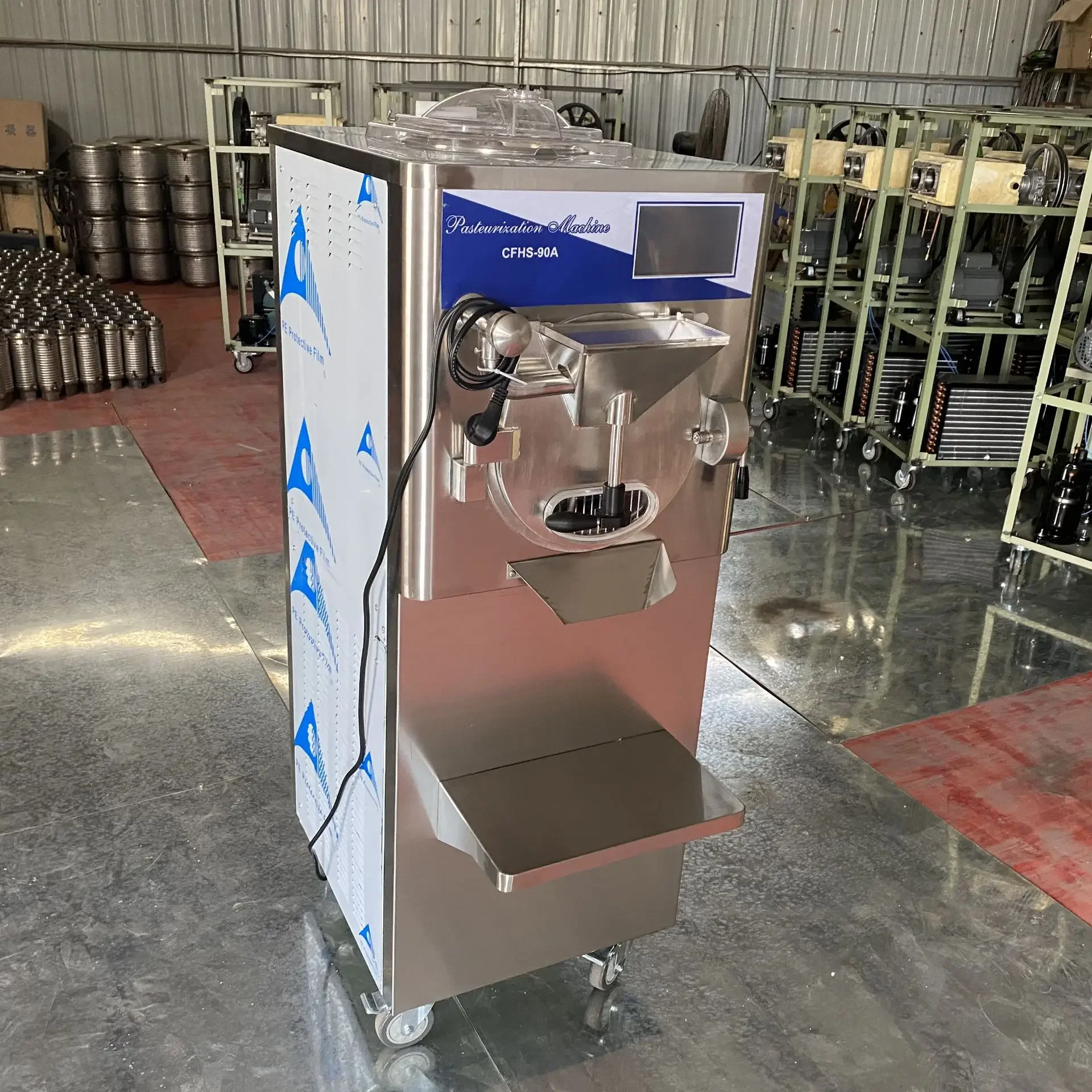 Milk Fruit Cream Machine Pap Heating Cooling Ice Making 22L Italian Digging Ball Ice Cream Machine