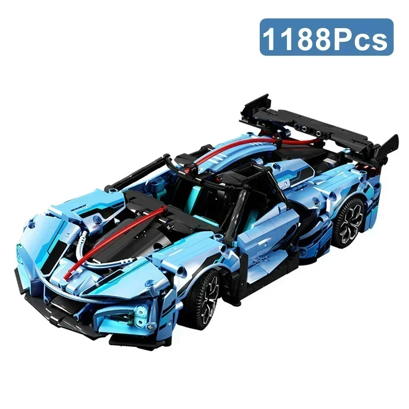 1188 Stuks Technische Expert Beroemde Racing Sport Auto Model Bouwstenen Stad Snelheid Voertuig Kinderen Gift Supercar Bricks MOC Speelgoed