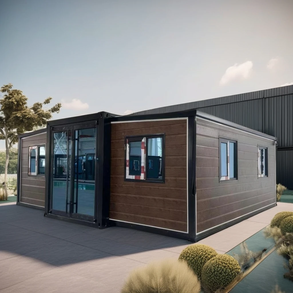 Casa contenedor expandible fuera de la red con sistema solar