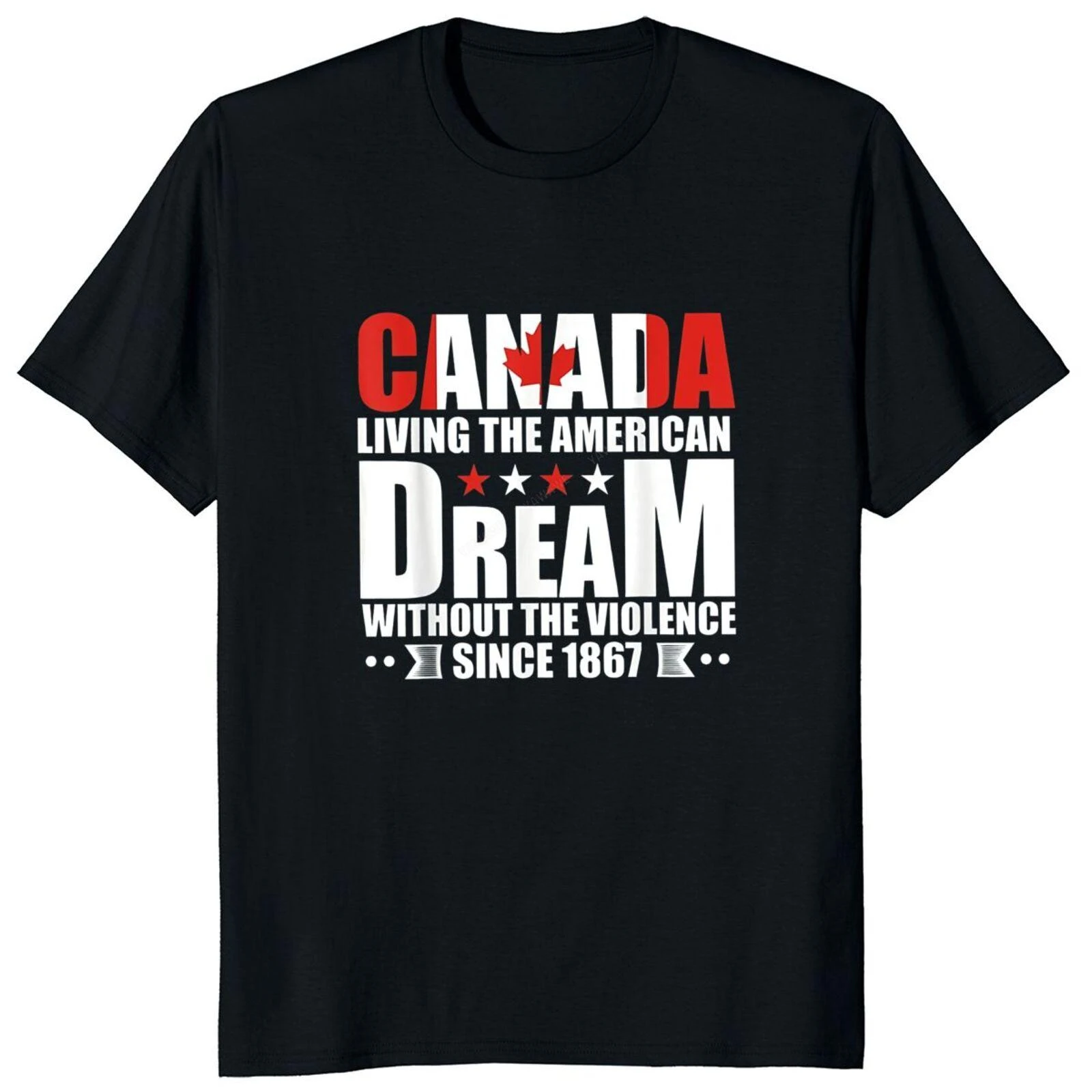 male top tees Canada Living The American Dream Without The Violence T-shirt The Pentaverate Drama Fans Tee Summer Cotton T Shirt