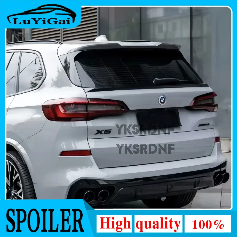 Für BMW G05 X5 2019 2020 2021 2022 2023 2024 X5M Stil ABS Glänzend Schwarz Auto Hinten Flügel Stamm lip Dach Spoiler