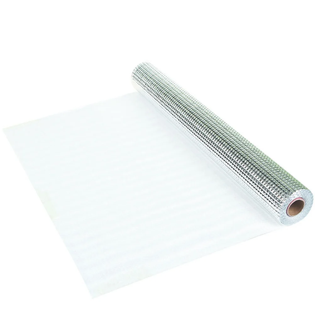 

1 Roll Oil-Proof Anti-Fouling Mat 60X300Cm Aluminum Foil Waterproof Dustproof Cabinet Drawer Liner For Kitchen Bathroom Storage