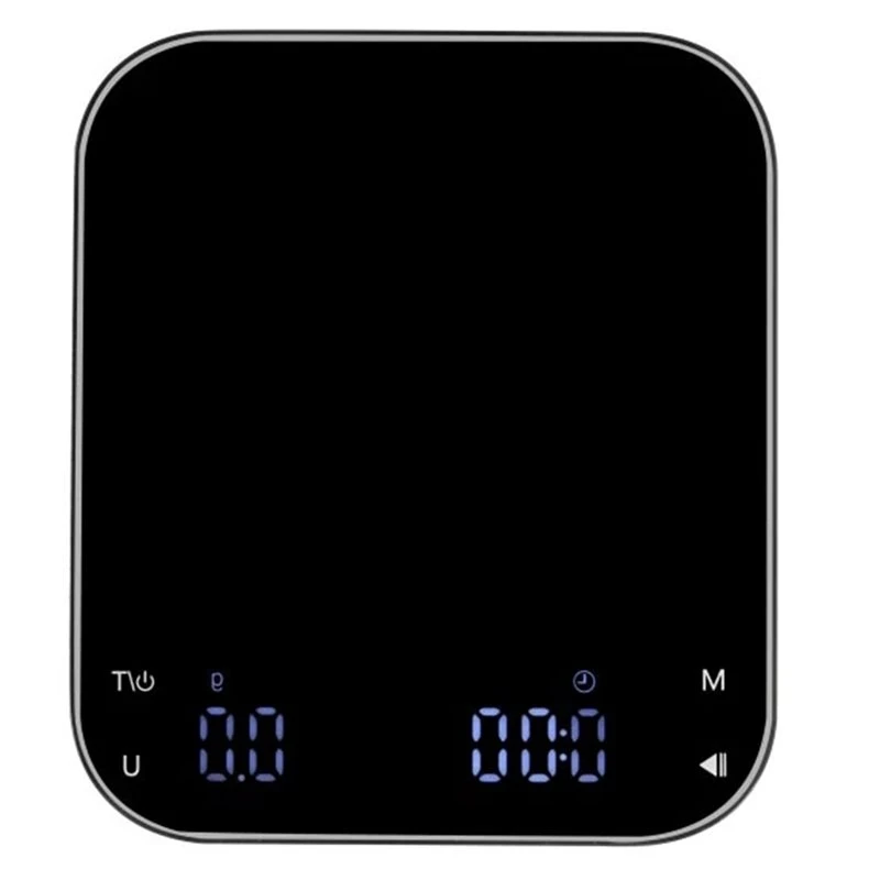 T23C AS94-Coffee Scale, 0.1G Precision Portable Pocket Multi-Function Timing Kitchen Scale Graduation