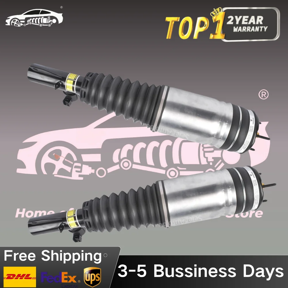 Pair Front Right and Left Air Suspension Shock Struts For Jeep Grand Cherokee WL Summit Overland 2022-2024 68376339AB 68376339AC