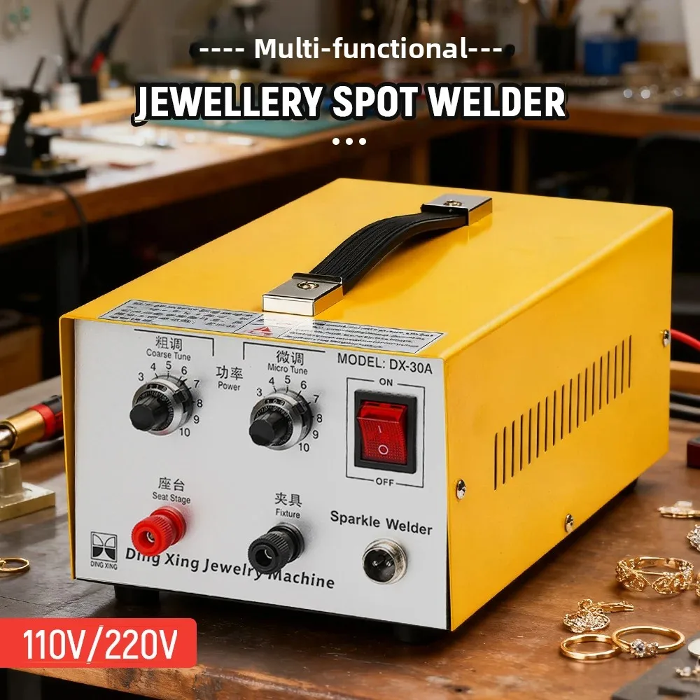 

30A импульсный аппарат для точечной сварки, инструменты для изготовления ювелирных изделий, ожерелье, круговое сварочное оборудование, профессиональный аппарат для точечной сварки ювелирных изделий